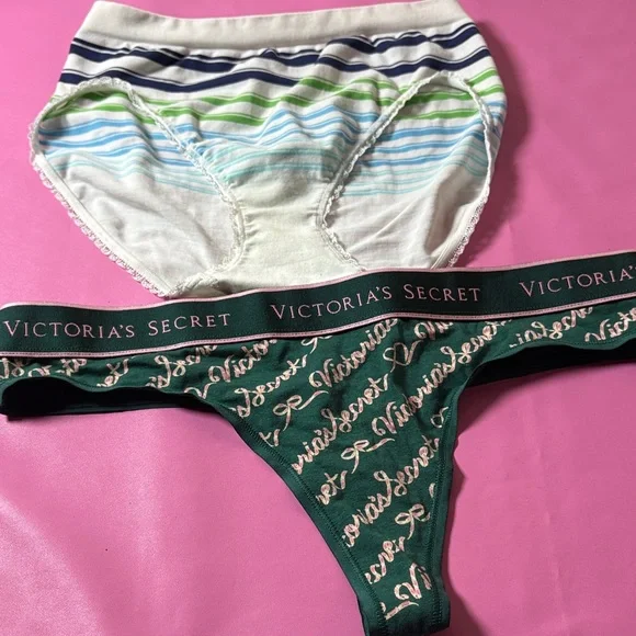 Victoria's Secret Multicolor Panty Trio - Picture 4 of 6